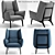 Remi Bouhaniche Armchair: Elegant and Comfortable 3D model small image 1