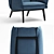 Remi Bouhaniche Armchair: Elegant and Comfortable 3D model small image 3