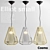 Cosmo Eliot Stainless Steel Pendant Light 3D model small image 1