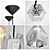 Cosmo Eliot Stainless Steel Pendant Light 3D model small image 2