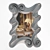 Elegant Olas Mirror by Schuller 3D model small image 1