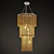 Elegant Rubena Chandelier: CH096-6 3D model small image 1