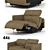 Natuzzi Philo Modular Sofa 3D model small image 2