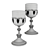 Elegant Victorian Wine Glasses 3D model small image 2