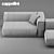 Contemporary Cappellini Oblong Sofa 3D model small image 2