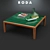 Roda Double Lounge & Teka Coffee Table 3D model small image 3