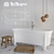 Luxury Bath BelBagno | 170x80x62 cm 3D model small image 1