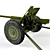 WWII M-42 Gun 3D model small image 3