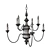 All-Inclusive Vray 3DS Max Chandelier 3D model small image 2