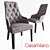 Casamilano Diana Capitone Chair 3D model small image 1