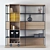 IntelliShelf Open Bookcase: Stylish and Functional 3D model small image 1