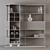 IntelliShelf Open Bookcase: Stylish and Functional 3D model small image 2