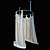 Title: Scandinavian Style Cubicle: Dressing Room Curtains 3D model small image 1