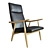 Hans Wegner Getama Armchair: Classic Elegance 3D model small image 2