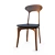 CECCOTTI American Walnut Leather Chair 3D model small image 1