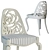 Volpi Violetta Chair: Classic Elegance for your Home 3D model small image 2