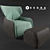 Elegant ILARY Armchair: Exquisite Comfort 3D model small image 1