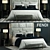 Fendi Montgomery Bed: Exquisite Elegance 3D model small image 1