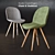 Studio Copenhagen Clam Chair Set 3D model small image 1