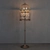 Elegant Birdcage Crystal Floor Lamp 3D model small image 1