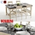 Scavolini Social Happening Set | 3D Table & Chair 3D model small image 1