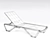 Papatya Wave Deck Chair: Elegant Outdoor Lounging 3D model small image 3