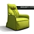Santa Monica Swivel Chair 3D model small image 1
