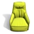 Santa Monica Swivel Chair 3D model small image 2