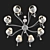 KAVA 9418/8P Chandelier - Elegant Lighting Solution 3D model small image 2