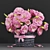 Elegant Eustoma Blooms: A Stunning Bouquet 3D model small image 1