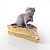 Sweet Surprise: Mouse on Cake 3D model small image 1