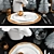 Cozy Christmas Table Setting 3D model small image 3
