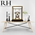 Rustic Restoration Hardware Decor Set 3D model small image 2