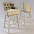 Elegant Swivel Barstool 3D model small image 2