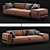 Luxurious De Sede DS-21 Sofa 3D model small image 1