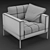 Luxurious De Sede DS-159 Sofa Set 3D model small image 2