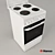 Hansa Integra FCEW 54120 Electric Range 3D model small image 2