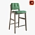 Elegantly Designed Capo Bar Stool 3D model small image 1