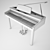 Compact Roland RG-1F Digital Piano 3D model small image 3