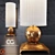 Luxurious Oro Nero Floor Lamp 3D model small image 1