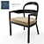 Mopane Designer Dining Chairs 3D model small image 1