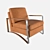Sleek Grease Armchair: Exquisite Design 3D model small image 1