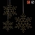 Glowing Snowflakes: Illuminate Your Space 3D model small image 1