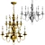 Elegant 6-Light Cambridge Chandelier 3D model small image 1