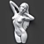 Graceful Venus Wall Art 3D model small image 2