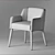 Elegant Meridiani Lola Chair 3D model small image 3