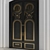 Classic English Entrance Door 3D model small image 2