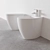 Simas LFT Spazio Washbasin, Bidet & WC Set 3D model small image 3