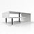 Sleek Contemporary Coffee Table 3D model small image 1