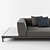 Luxury Contemporary Marc-U Sofa 3D model small image 2